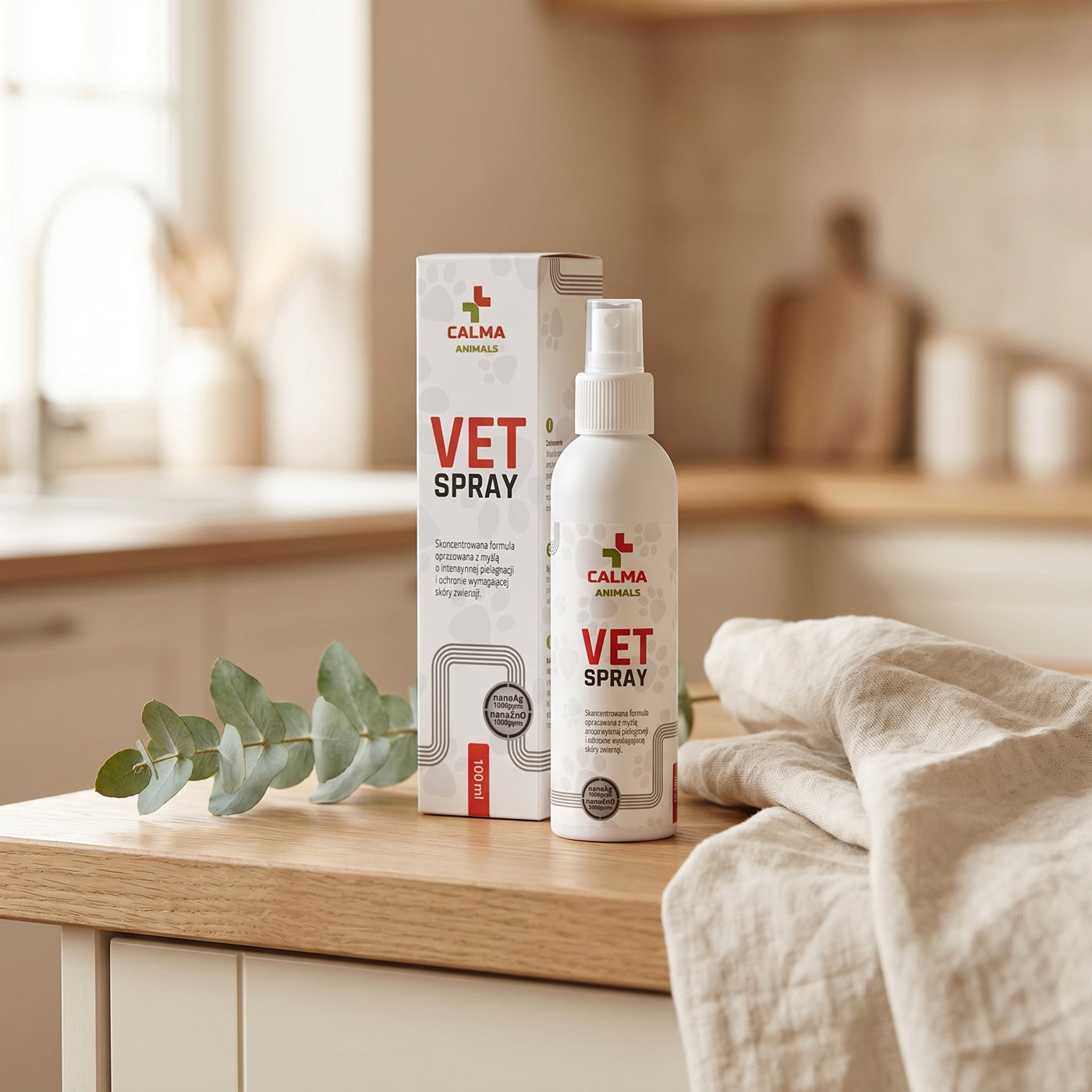 Calma Animals VET SPRAY - w domu