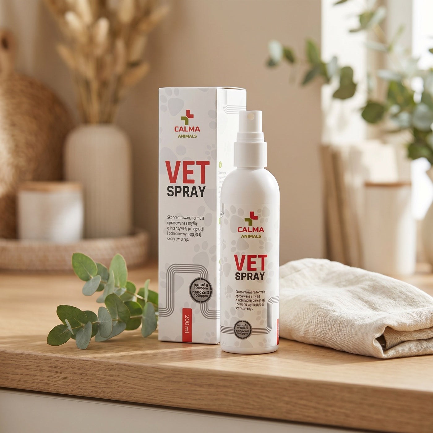 Calma Animals VET SPRAY - w domu